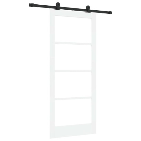 vidaXL Porta scorrevole con set di accessori 'ORKDAL'bianca 86x198,5 cm