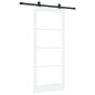 vidaXL Porta scorrevole con set di accessori 'ORKDAL'bianca 86x198,5 cm vidaXL Porta scorrevole con set di accessori 'ORKDAL'bianca 86x198,5 cm