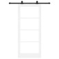 vidaXL Porta scorrevole con set di accessori 'ORKDAL'bianca 86x198,5 cm vidaXL Porta scorrevole con set di accessori 'ORKDAL'bianca 86x198,5 cm