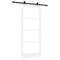 vidaXL Porta scorrevole con set di accessori 'ORKDAL'bianca 86x198,5 cm vidaXL Porta scorrevole con set di accessori 'ORKDAL'bianca 86x198,5 cm