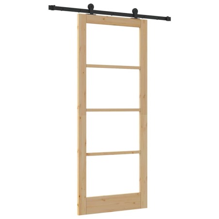 vidaXL Porta Scorrevole con Set di Fissaggio 'ORKDAL'86x211 cm