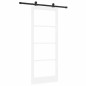 Porta Scorrevole vidaXL con Set di Accessori "ORKDAL" Bianca 86x211 cm Porta Scorrevole vidaXL con Set di Accessori "ORKDAL" Bianca 86x211 cm