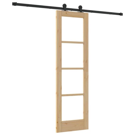 vidaXL Porta scorrevole con set hardware "ORKDAL" 61x198.5 cm