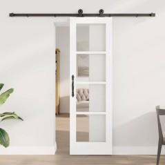 Porta Scorrevole vidaXL con Kit Hardware "ORKDAL" Bianca 61x198.5 cm