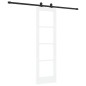 Porta Scorrevole vidaXL con Kit Hardware "ORKDAL" Bianca 61x198.5 cm Porta Scorrevole vidaXL con Kit Hardware "ORKDAL" Bianca 61x198.5 cm