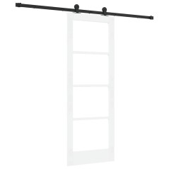 Porta Scorrevole vidaXL con Set di Ferramenta "ORKDAL" Bianca 73.5x198.5 cm