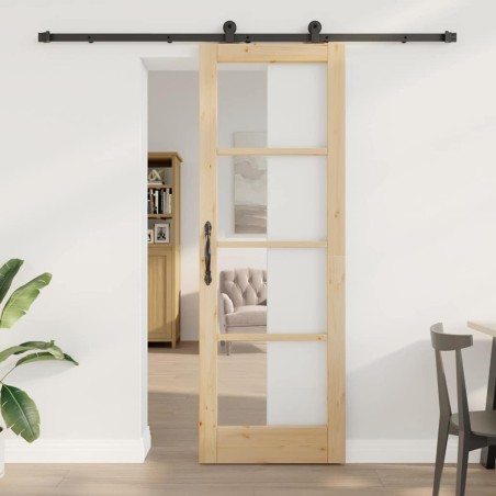 Porta Scorrevole vidaXL con Set di Ferramenta "ORKDAL" 73.5x211 cm