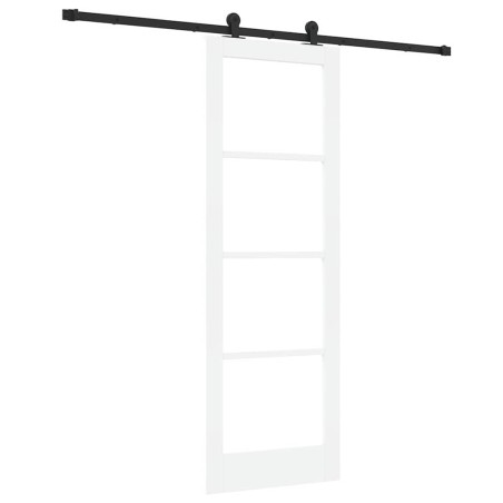 porta scorrevole vidaXL con set di ferramenta "ORKDAL" bianca 73.5x211 cm