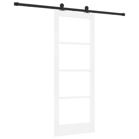 vidaXL Porta scorrevole con set di accessori 'ORKDAL'bianca 78x202 cm