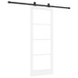 vidaXL Porta scorrevole con set di accessori 'ORKDAL'bianca 78x202 cm vidaXL Porta scorrevole con set di accessori 'ORKDAL'bianca 78x202 cm