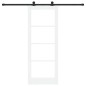 vidaXL Porta scorrevole con set di accessori 'ORKDAL'bianca 78x202 cm vidaXL Porta scorrevole con set di accessori 'ORKDAL'bianca 78x202 cm