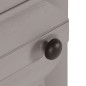 Armadietto in Plastica 40x43x125 cm Effetto Legno Grigio Armadietto in Plastica 40x43x125 cm Effetto Legno Grigio