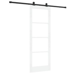 Porta Scorrevole vidaXL con Set di Accessori 'ORKDAL'Bianca 78x211 cm