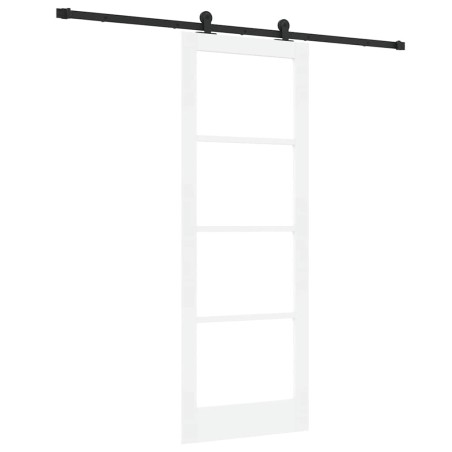 Porta Scorrevole vidaXL con Set di Accessori 'ORKDAL'Bianca 78x211 cm