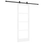 Porta Scorrevole vidaXL con Set di Accessori 'ORKDAL'Bianca 78x211 cm Porta Scorrevole vidaXL con Set di Accessori 'ORKDAL'Bianca 78x211 cm