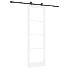 Porta Scorrevole vidaXL con Set di Ferramenta 'ORKDAL'Bianca 78x232 cm