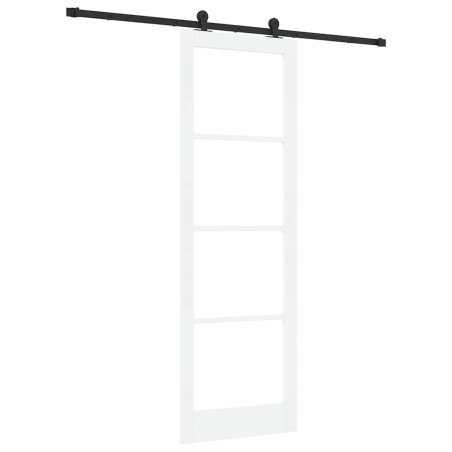 Porta Scorrevole vidaXL con Set di Ferramenta 'ORKDAL'Bianca 78x232 cm