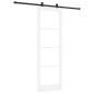 Porta Scorrevole vidaXL con Set di Ferramenta 'ORKDAL'Bianca 78x232 cm Porta Scorrevole vidaXL con Set di Ferramenta 'ORKDAL'Bianca 78x232 cm