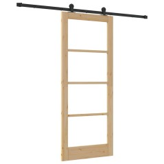 porta scorrevole vidaXL con set di accessori 'ORKDAL'83x202 cm