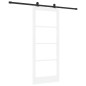 porta scorrevole vidaXL con set di accessori 'ORKDAL'Bianca 83x202 cm porta scorrevole vidaXL con set di accessori 'ORKDAL'Bianca 83x202 cm