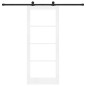 porta scorrevole vidaXL con set di accessori 'ORKDAL'Bianca 83x202 cm porta scorrevole vidaXL con set di accessori 'ORKDAL'Bianca 83x202 cm