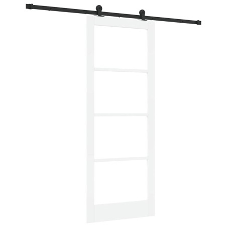Porta Scorrevole vidaXL con Set di Ferramenta 'ORKDAL'Bianca 83x211 cm