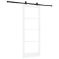 Porta Scorrevole vidaXL con Set di Ferramenta 'ORKDAL'Bianca 83x211 cm Porta Scorrevole vidaXL con Set di Ferramenta 'ORKDAL'Bianca 83x211 cm
