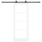 Porta Scorrevole vidaXL con Set di Ferramenta 'ORKDAL'Bianca 83x211 cm Porta Scorrevole vidaXL con Set di Ferramenta 'ORKDAL'Bianca 83x211 cm