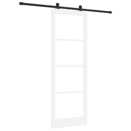 Porta scorrevole vidaXL con set di ferramenta "ORKDAL" Bianco 83x232 cm
