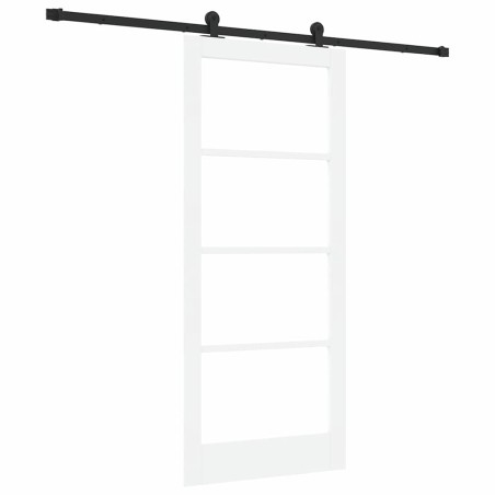 Porta scorrevole vidaXL con set di accessori 'ORKDAL'Bianca 86x198.5 cm