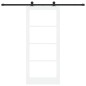 Porta scorrevole vidaXL con set di accessori 'ORKDAL'Bianca 86x198.5 cm Porta scorrevole vidaXL con set di accessori 'ORKDAL'Bianca 86x198.5 cm