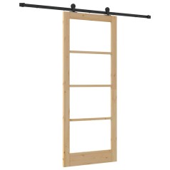 porta scorrevole vidaXL con set di hardware 'ORKDAL'86x211 cm
