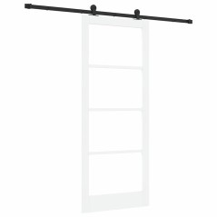Porta scorrevole vidaXL con set hardware "ORKDAL" Bianco 86x211 cm