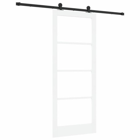 Porta scorrevole vidaXL con set hardware "ORKDAL" Bianco 86x211 cm