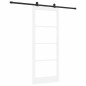 Porta scorrevole vidaXL con set hardware "ORKDAL" Bianco 86x211 cm Porta scorrevole vidaXL con set hardware "ORKDAL" Bianco 86x211 cm