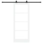Porta scorrevole vidaXL con set hardware "ORKDAL" Bianco 86x211 cm Porta scorrevole vidaXL con set hardware "ORKDAL" Bianco 86x211 cm