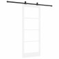 Porta scorrevole vidaXL con set hardware "ORKDAL" Bianco 86x211 cm Porta scorrevole vidaXL con set hardware "ORKDAL" Bianco 86x211 cm