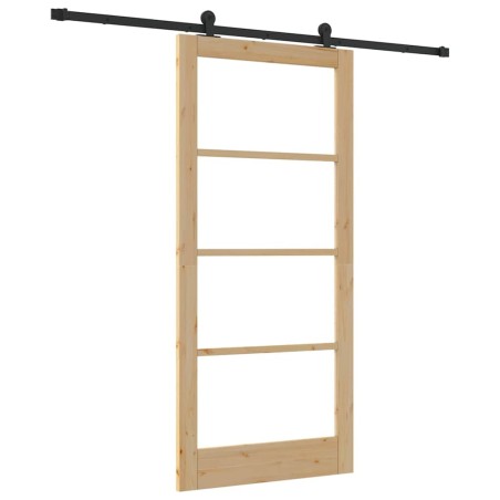 Porta Scorrevole vidaXL con Set di Hardware 'ORKDAL'93x202 cm