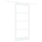 Porta scorrevole vidaXL con set hardware 'ORKDAL'Bianco 93x202 cm