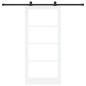 Porta scorrevole vidaXL con set hardware 'ORKDAL'Bianco 93x202 cm
