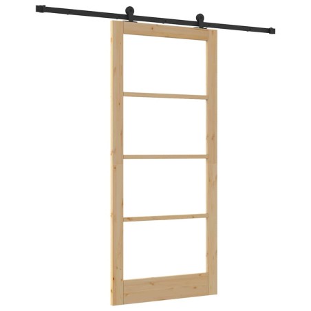 porta scorrevole vidaXL con set di ferramenta 'ORKDAL'93x211 cm
