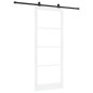 porta scorrevole vidaXL con kit di hardware 'ORKDAL'Bianco 93x232 cm