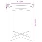 Tavolino Bianco 41x41x48,5cm Legno Multistrato e Massello Pino Tavolino Bianco 41x41x48,5cm Legno Multistrato e Massello Pino