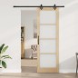Porte Scorrevoli vidaXL con Kit di Hardware “ORKDAL” Legno Massello & Vetro