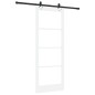 Set di Porte Scorrevoli vidaXL con Set Hardware "ORKDAL" Bianco in Legno Massello e Vetro Set di Porte Scorrevoli vidaXL con Set Hardware "ORKDAL" Bianco in Legno Massello e Vetro