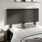 Testiera per Letto Grigia 144x6x82,5cm Legno Massello di Pino Testiera per Letto Grigia 144x6x82,5cm Legno Massello di Pino