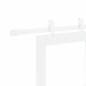Set di Porta Scorrevole vidaXL con Kit Bianco 61x198.5 cm in Legno Massello Pino Set di Porta Scorrevole vidaXL con Kit Bianco 61x198.5 cm in Legno Massello Pino