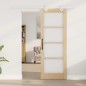 Set Porta Scorrevole vidaXL con Hardware 73.5x198.5 cm in Legno Massello di Pino