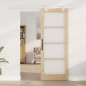 Set di porte scorrevoli vidaXL con attrezzatura 78x202 cm legno massello di pino