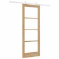 Set di porte scorrevoli vidaXL con attrezzatura 78x202 cm legno massello di pino